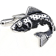 Fish cufflinks