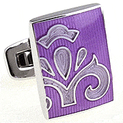 Purple Arras cufflinks - Click Image to Close