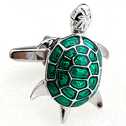 Turtle cufflnks - Click Image to Close