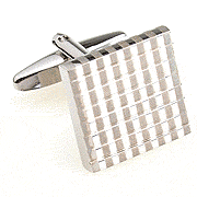 Sparkling squares cufflinks