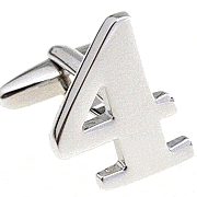 Number 4 cufflinks - Click Image to Close