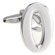 Number 0 cufflinks