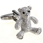 Bear cufflinks - Click Image to Close