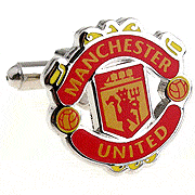 Manchester United badge cufflinks - Click Image to Close