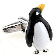 Penguin cufflinks - Click Image to Close