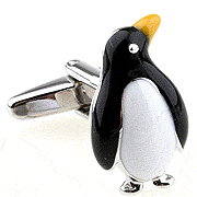 Penguin cufflinks
