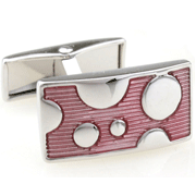 Purple water bubble cufflinks