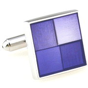 4 squares fade out purple stripes square cufflinks - Click Image to Close