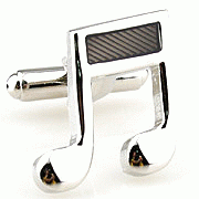 Sixteenth notes cufflinks
