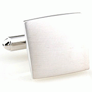 Matte square solid color cufflinks - Click Image to Close