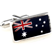 Australian flag cufflinks - Click Image to Close