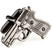 Hand gun cufflinks