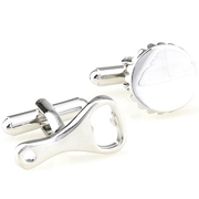 Bottle lid and opener cufflinks