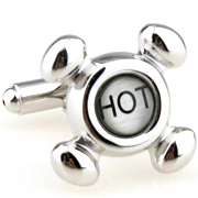Faucet handle cufflinks - Click Image to Close