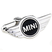 Mini cooper sign cufflinks