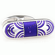 Purple dipper cufflinks