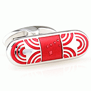 Red dipper cufflinks - Click Image to Close