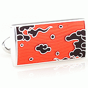 Pink Edomae cufflinks