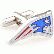 England flag human head cufflinks