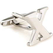 Slim letter X cufflinks