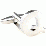 Bold letter Q cufflinks - Click Image to Close