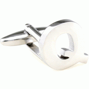 Bold letter Q cufflinks